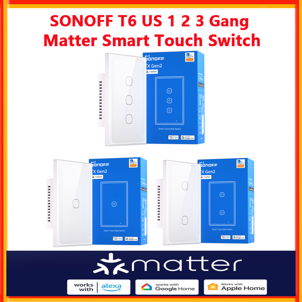 Home Automation Kit - Interrupteur mural tactile intelligent Sonoff TX