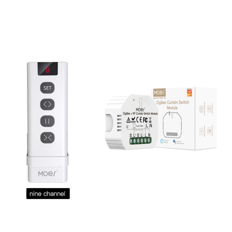 Smart Home Moes - Module d'interrupteur de rideau intelligent MOES
