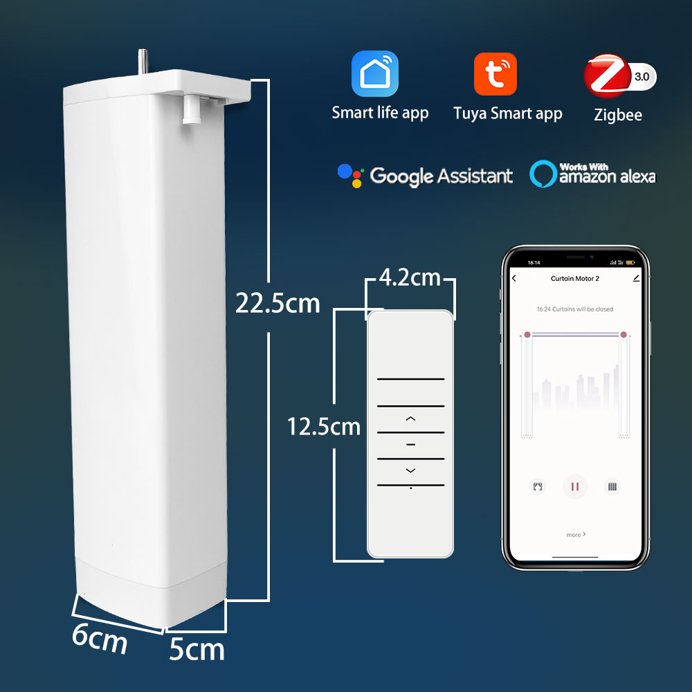 Smart Curtain Robot - Tuya ZigBee Alexa rideaux intelligents installation