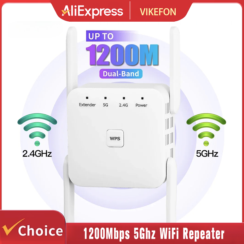 Smart Home Network - Répéteur WiFi sans fil 1200 Mbps