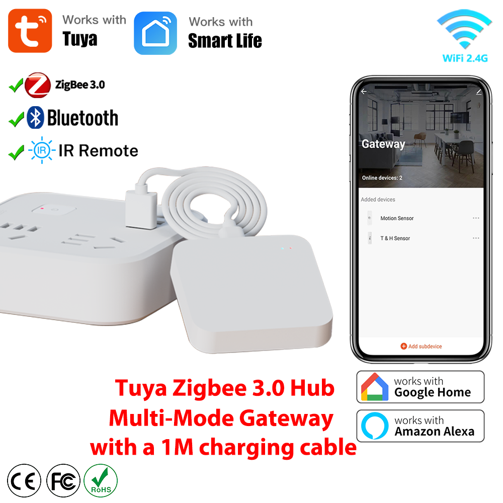 Smart Home Wifi Hub - Hub sans fil Tuya Zigbee, passerelle