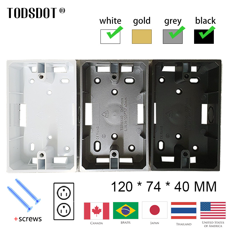 Smart Home Japan - Boîtier mural TODSDOT Premium pour interrupteur