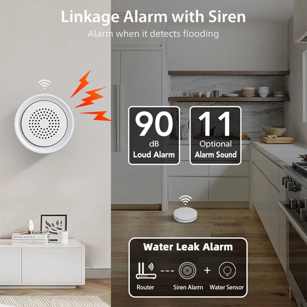 Home Automation Kit - Détecteur de fuite d'eau BTLIFE avec