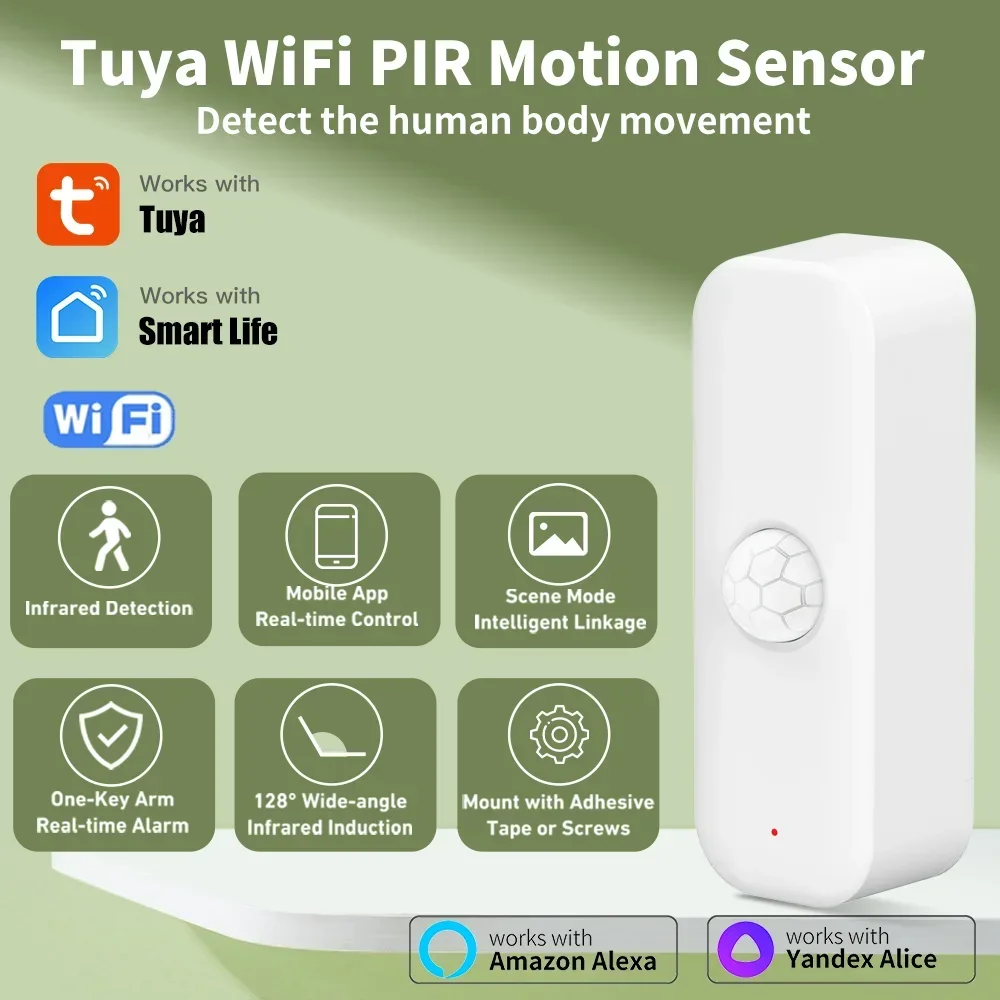 Pir Motion Sensor - Tuya-Capteur de mouvement PIR pour la