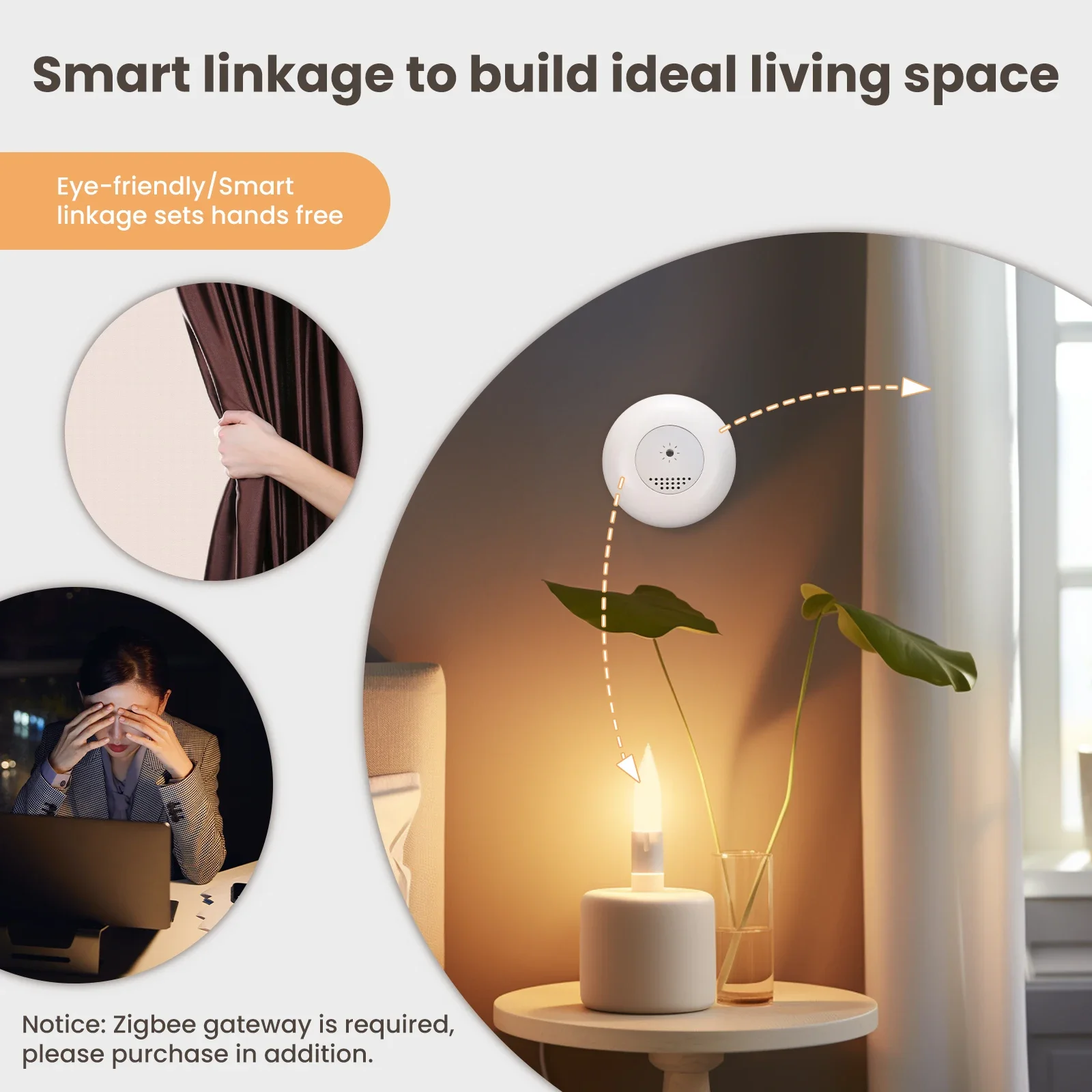 MOES Tuya Zigbee capteur de lu - Smart Home Moes avis et prix