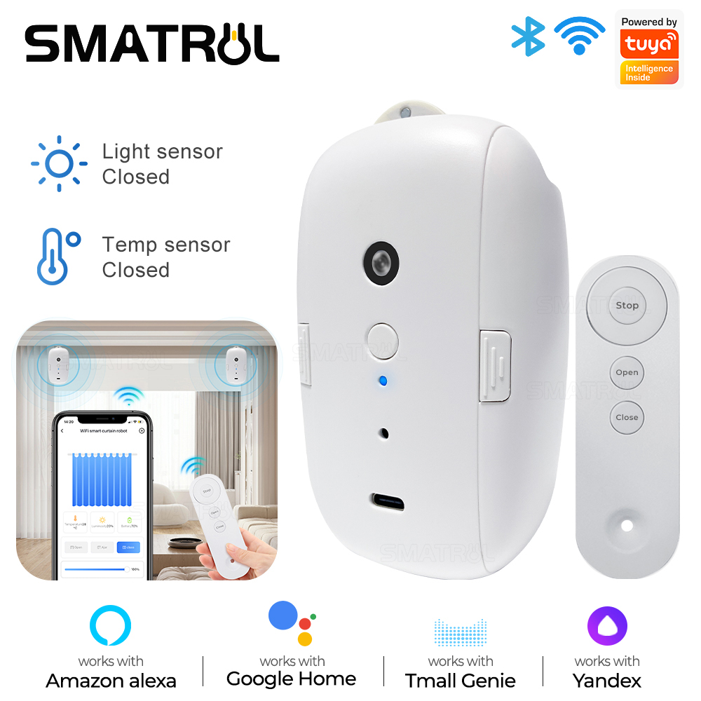 Tuya – moteur de rideau intell - Smart Curtain Robot avis et prix