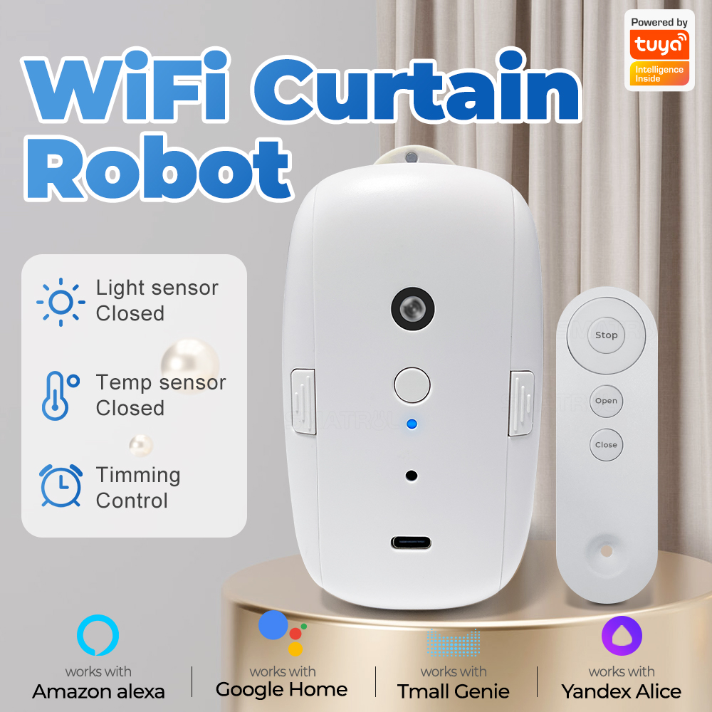 Tuya – moteur de rideau intell - Smart Curtain Robot avis et prix