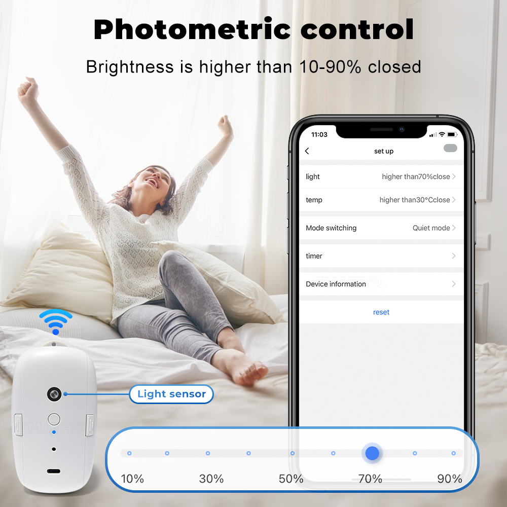 Tuya – moteur de rideau intell - Smart Curtain Robot avis et prix