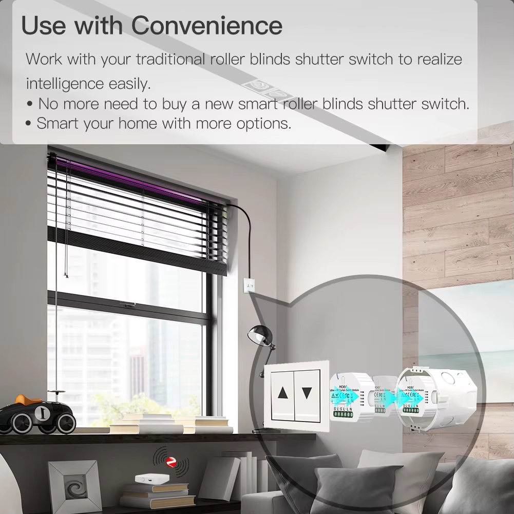 Module d'interrupteur de ridea - Smart Home Moes avis et prix