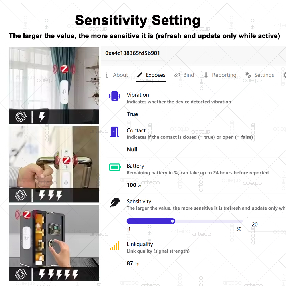 Capteur de vibrations intellig - Smart Home Certification avis et prix