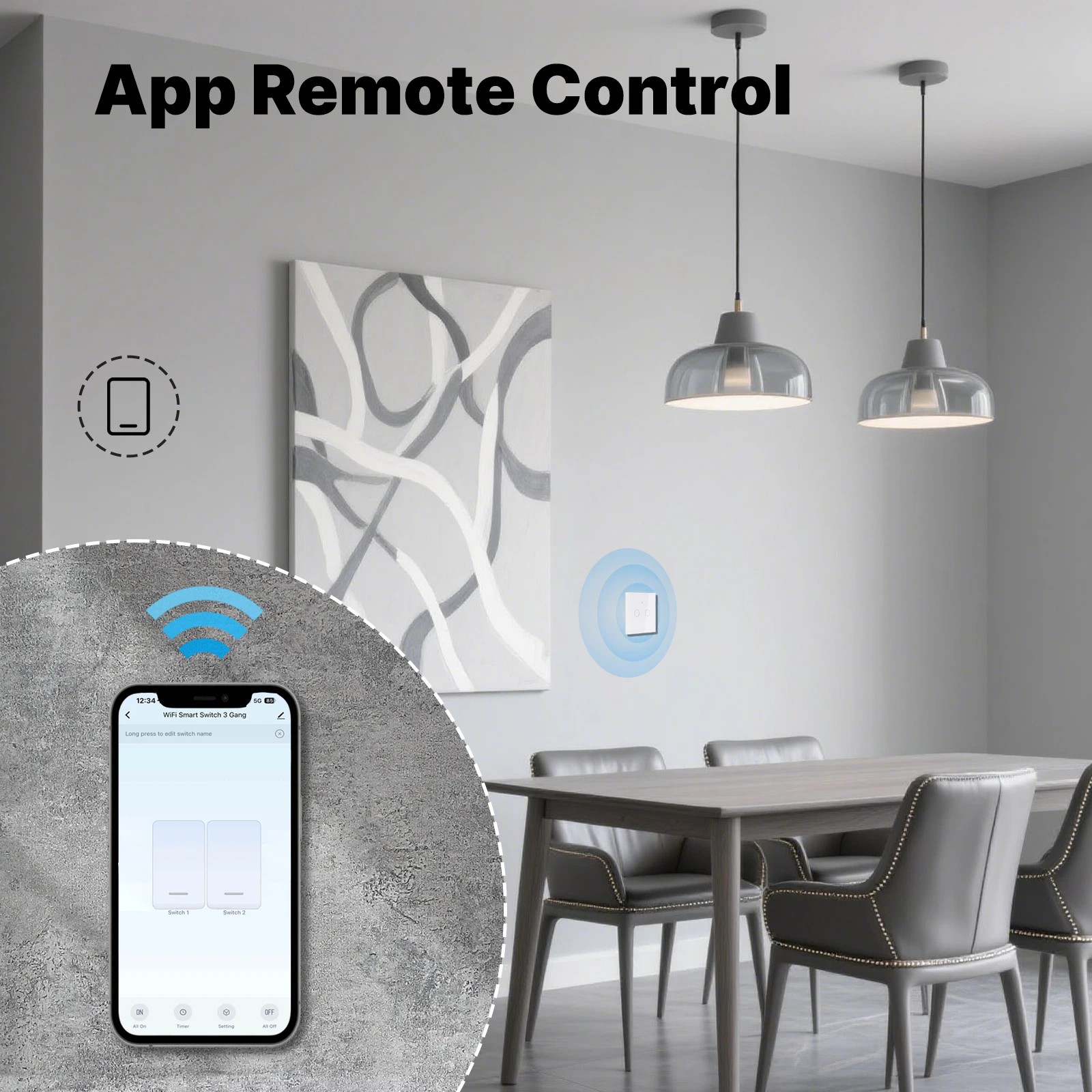 Interrupteur tactile intellige - Smart Home Moes avis et prix