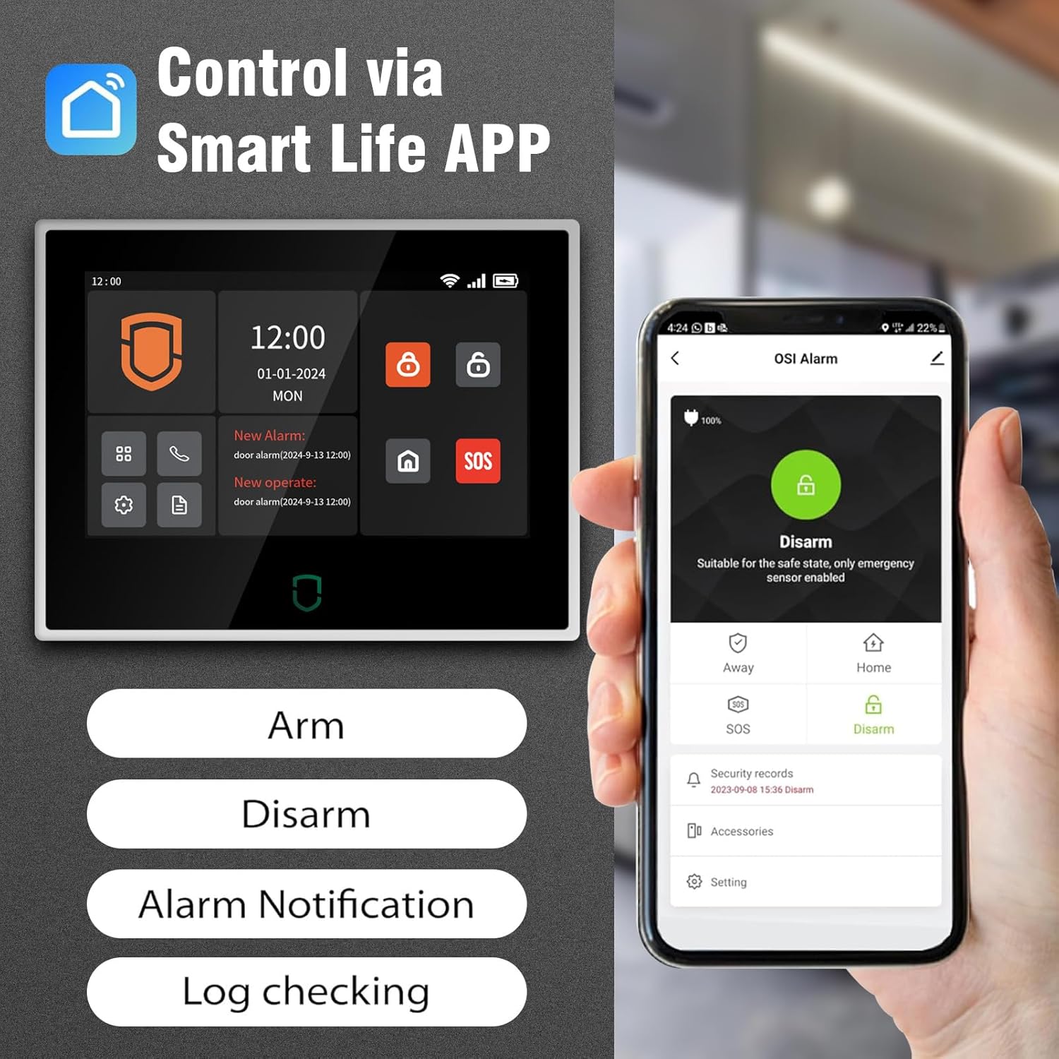 Wolf-Guard 7 pouces écran tact - Home Automation Kit avis et prix