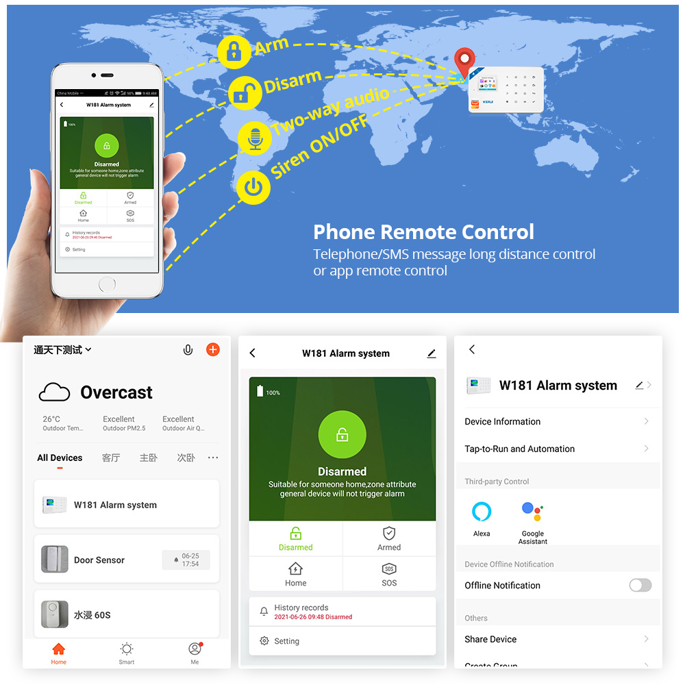 KERUI Activ- Kit de système d' - Home Automation Kit avis et prix