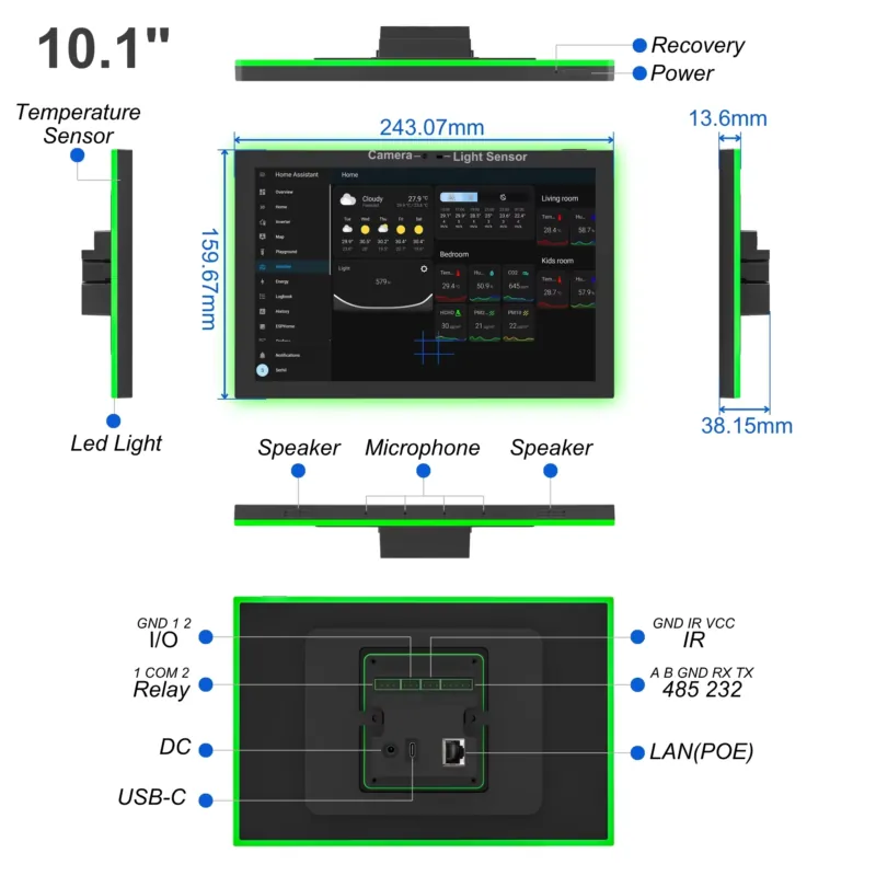 Tablette tactile murale Home A - Smart Home Panel avis et prix