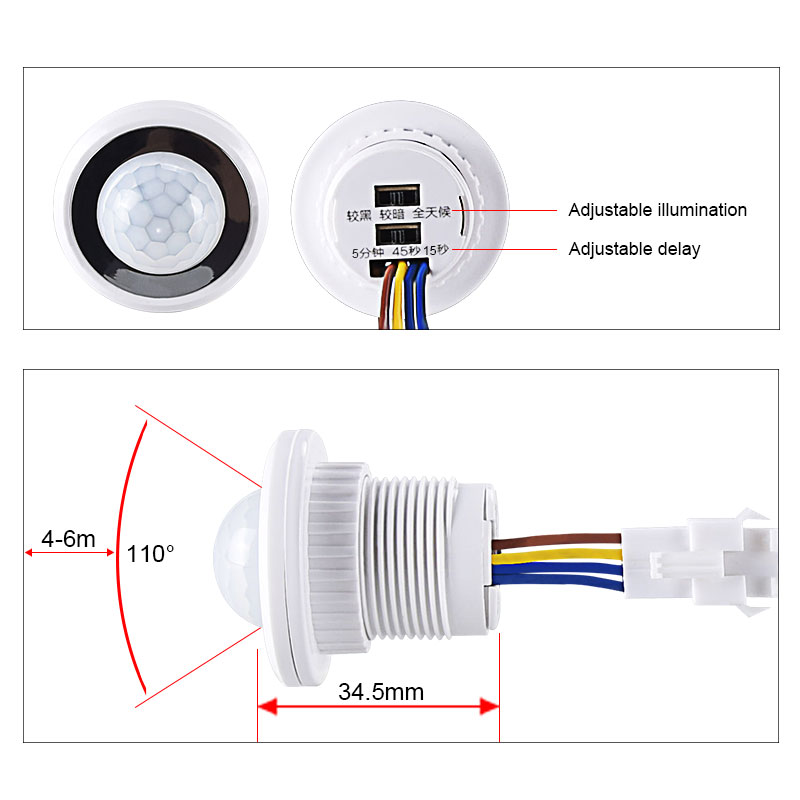 Détecteur de capteur de corps  - Pir Motion Sensor avis et prix