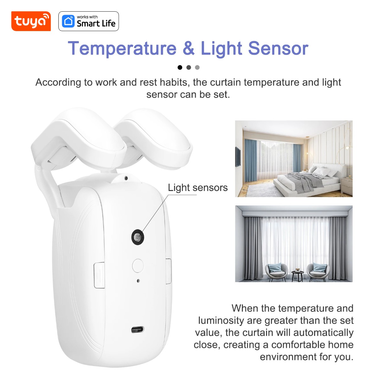 Robot de rideau intelligent Tu - Smart Curtain Robot avis et prix