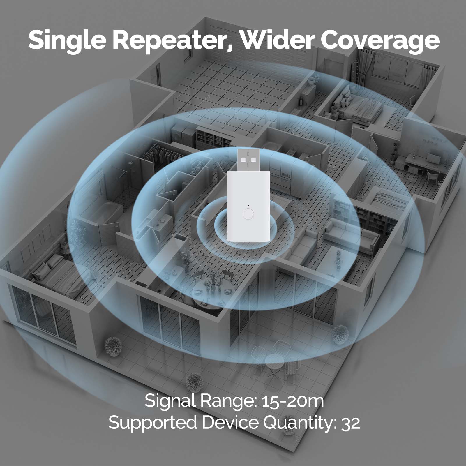 MOES Tuya ZigBee3.0 amplificat - Smart Home Moes avis et prix