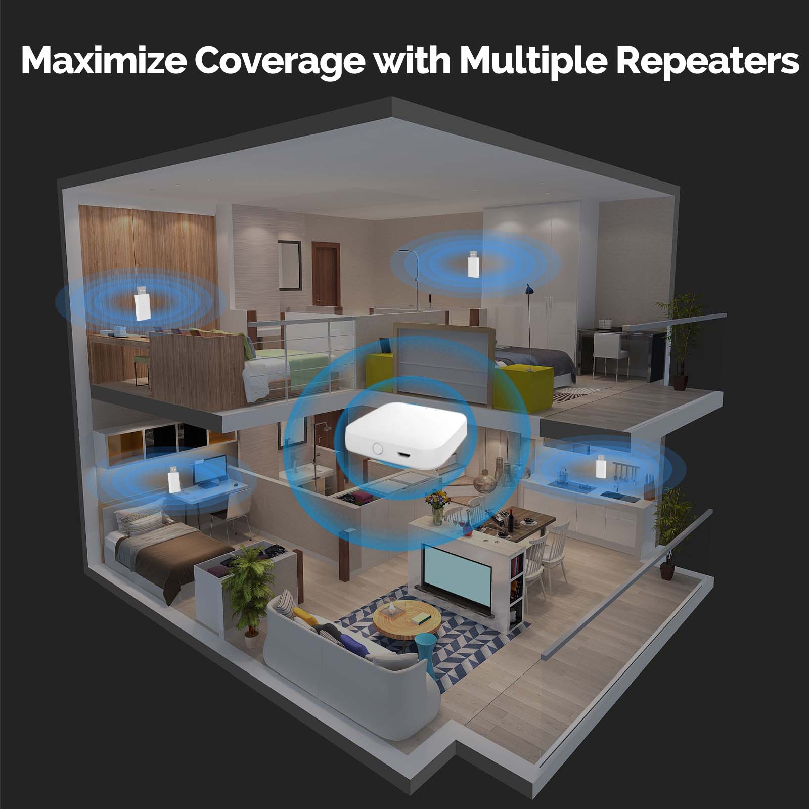 MOES Tuya ZigBee3.0 amplificat - Smart Home Moes avis et prix