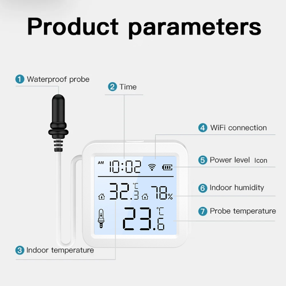 Capteur d'humidité et de tempé - Smart Home Certification avis et prix