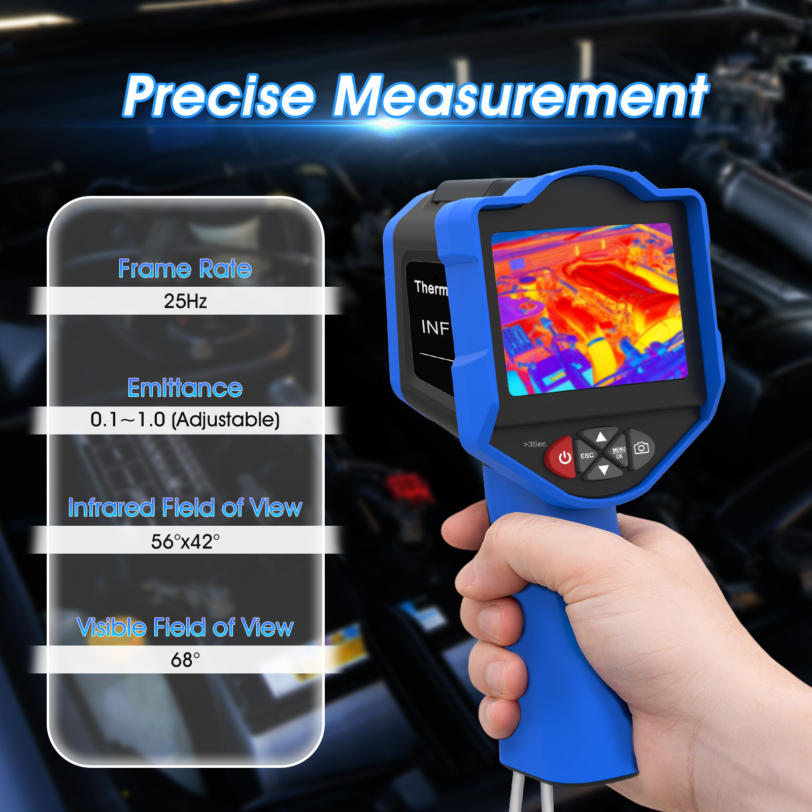 Caméra thermique HoldPeak 256x - Smart Home Hvac avis et prix